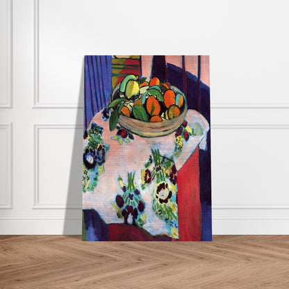 BASKET WITH ORANGES 1913 - Henri Matisse Brushed Aluminum Print - 70x100 cm / 28x40 inches | Henri Matisse Aluminum Print | Henri Matisse Prints