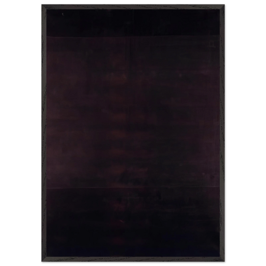 No 4 - 1964 - Mark Rothko 70x100 cm / 28x40 inches Framed Art Print – Black Wooden Frame