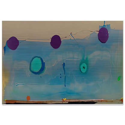 Water Shadows, 1988- - Helen Frankenthaler Brushed Aluminum Print - 70x100 cm / 28x40 inches | Helen Frankenthaler Aluminum Print | Helen Frankenthaler Prints