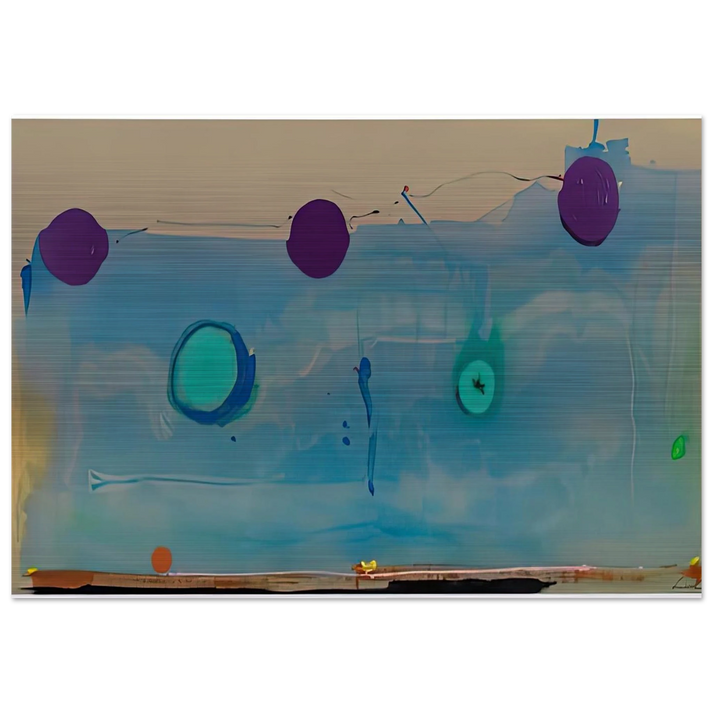 Water Shadows, 1988- - Helen Frankenthaler Brushed Aluminum Print - 70x100 cm / 28x40 inches | Helen Frankenthaler Aluminum Print | Helen Frankenthaler Prints