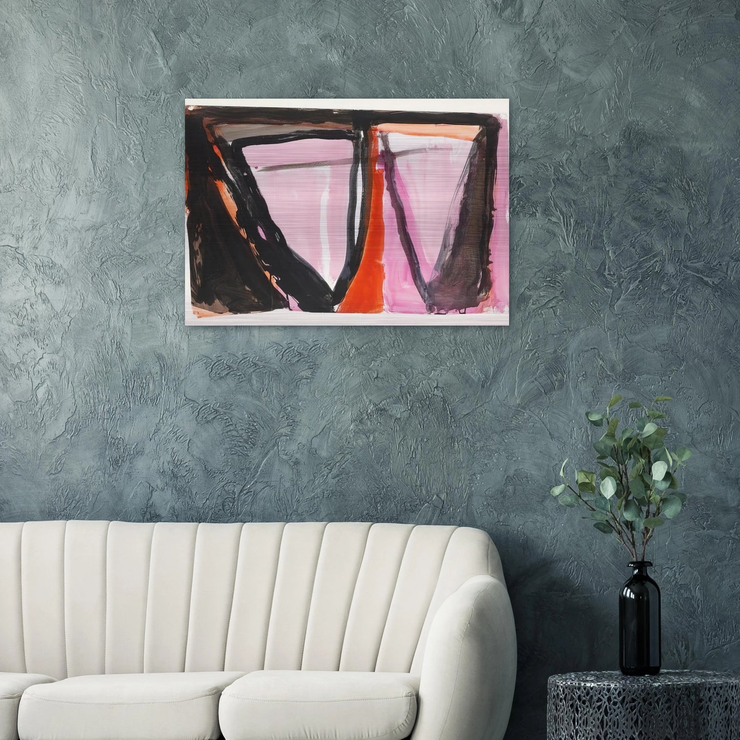 Composition - 1980 - Bram van Velde Brushed Aluminum Print - 70x100 cm / 28x40 inches | Bram van Velde Aluminum Print | Bram van Velde Prints