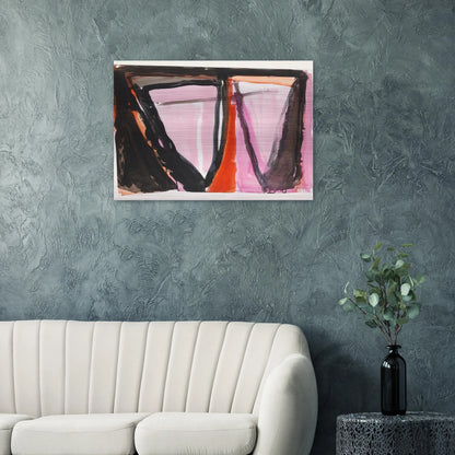 Composition - 1980 - Bram van Velde Brushed Aluminum Print - 70x100 cm / 28x40 inches | Bram van Velde Aluminum Print | Bram van Velde Prints