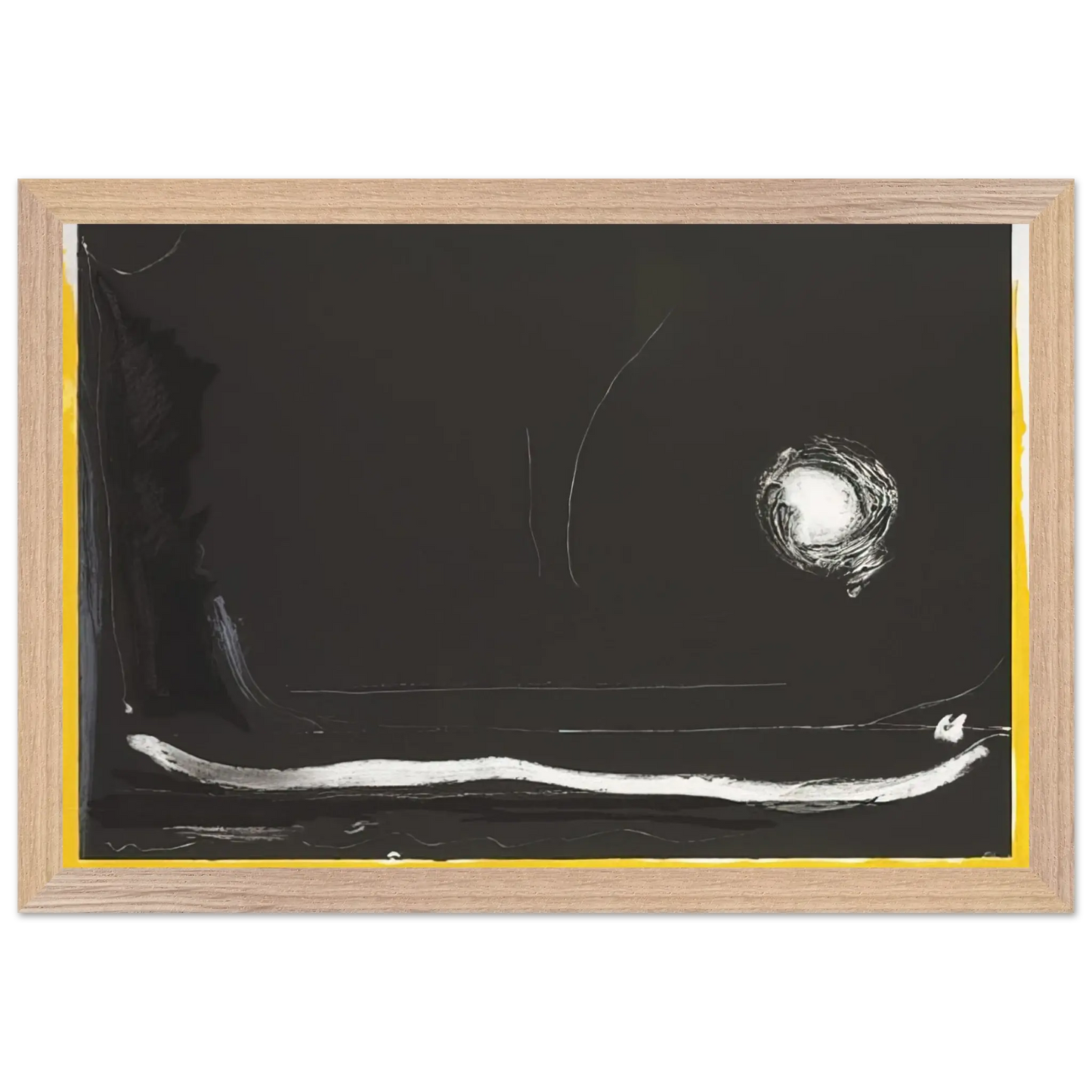 Helen Frankenthaler - Yellow Jack - 1985 Wall art - 30x40 cm / 12x16 Inches - Fine Art Poster - -