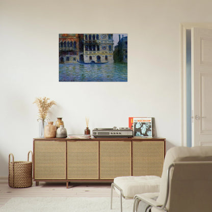 Palazzo Dario - claude monet Brushed Aluminum Print - 70x100 cm / 28x40 inches | claude monet Aluminum Print | claude monet Prints