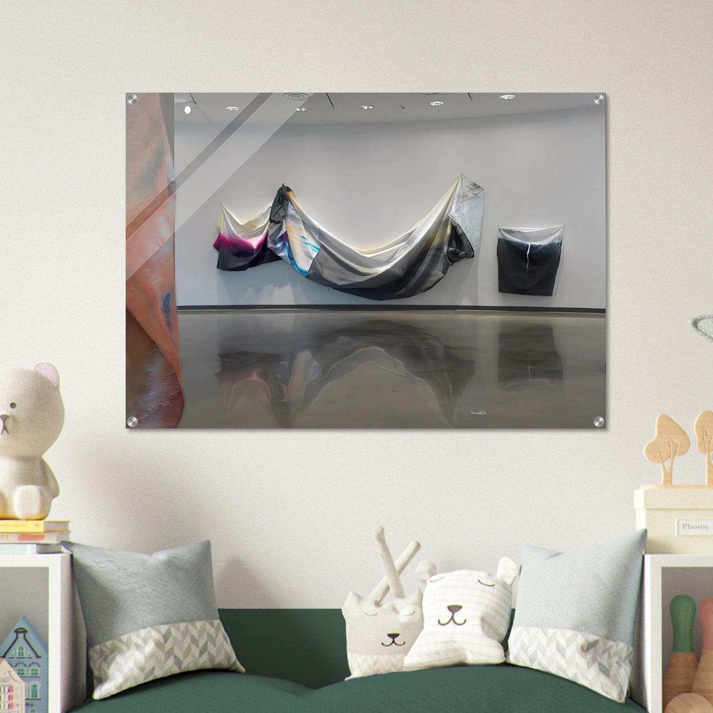 Black Garland - Sam Gilliam Acrylic Print - 70x100 cm / 28x40″ inches