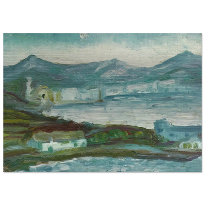 CADAQUES 2 - Salvador Dali Brushed Aluminum Print - 70x100 cm / 28x40 inches | Salvador Dali Aluminum Print | Salvador Dali Prints