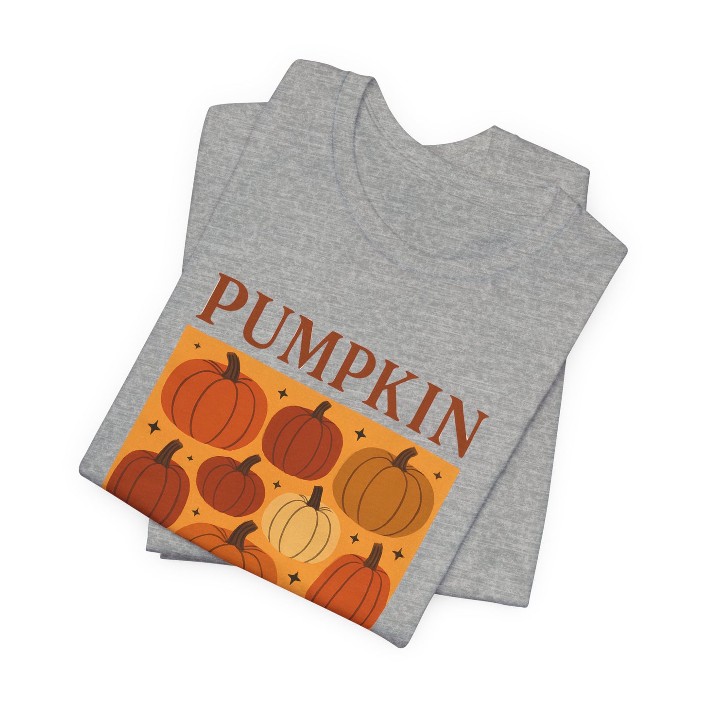 Camiseta de temporada de calabaza para mujer Boho Pumpkin