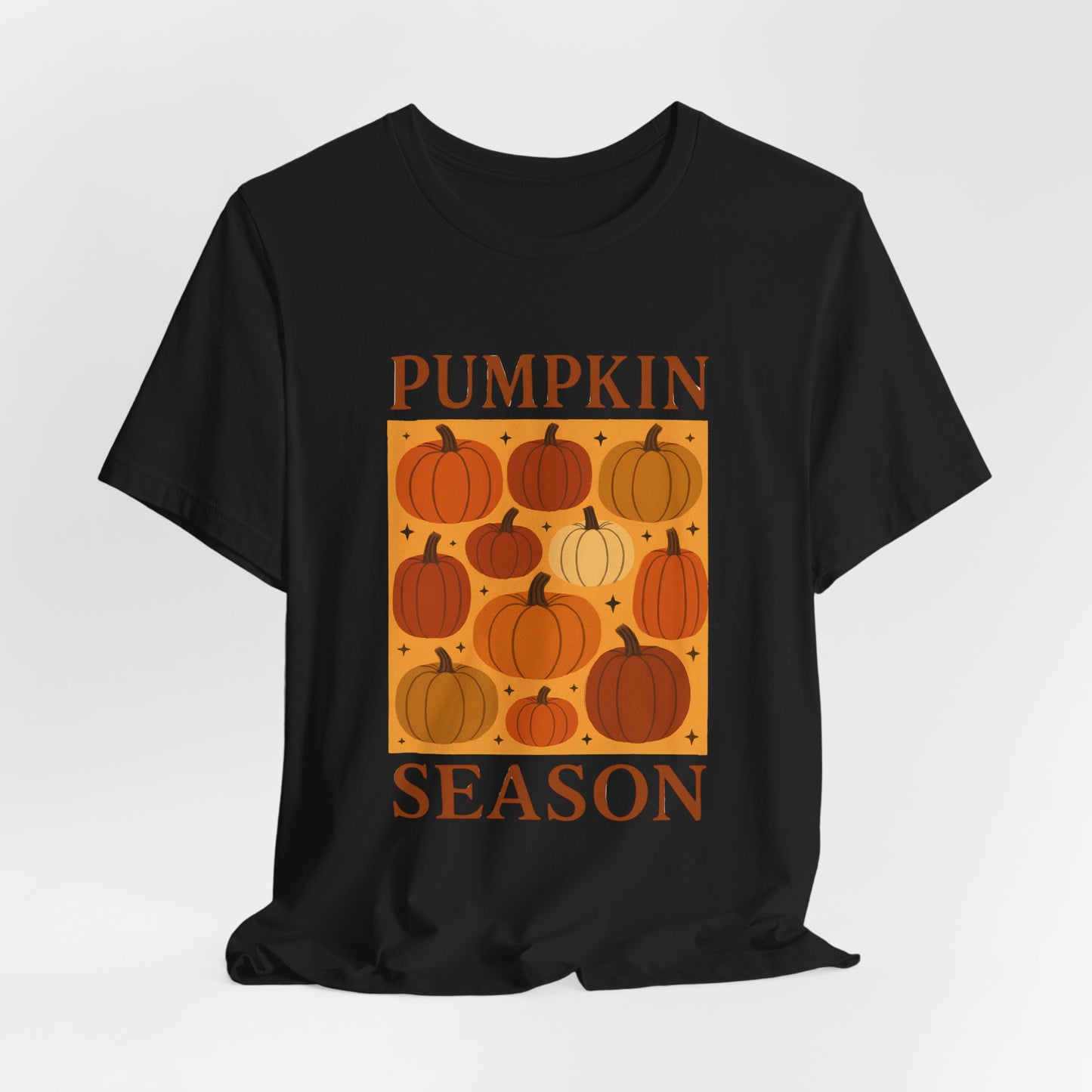 Camiseta de temporada de calabaza para mujer Boho Pumpkin