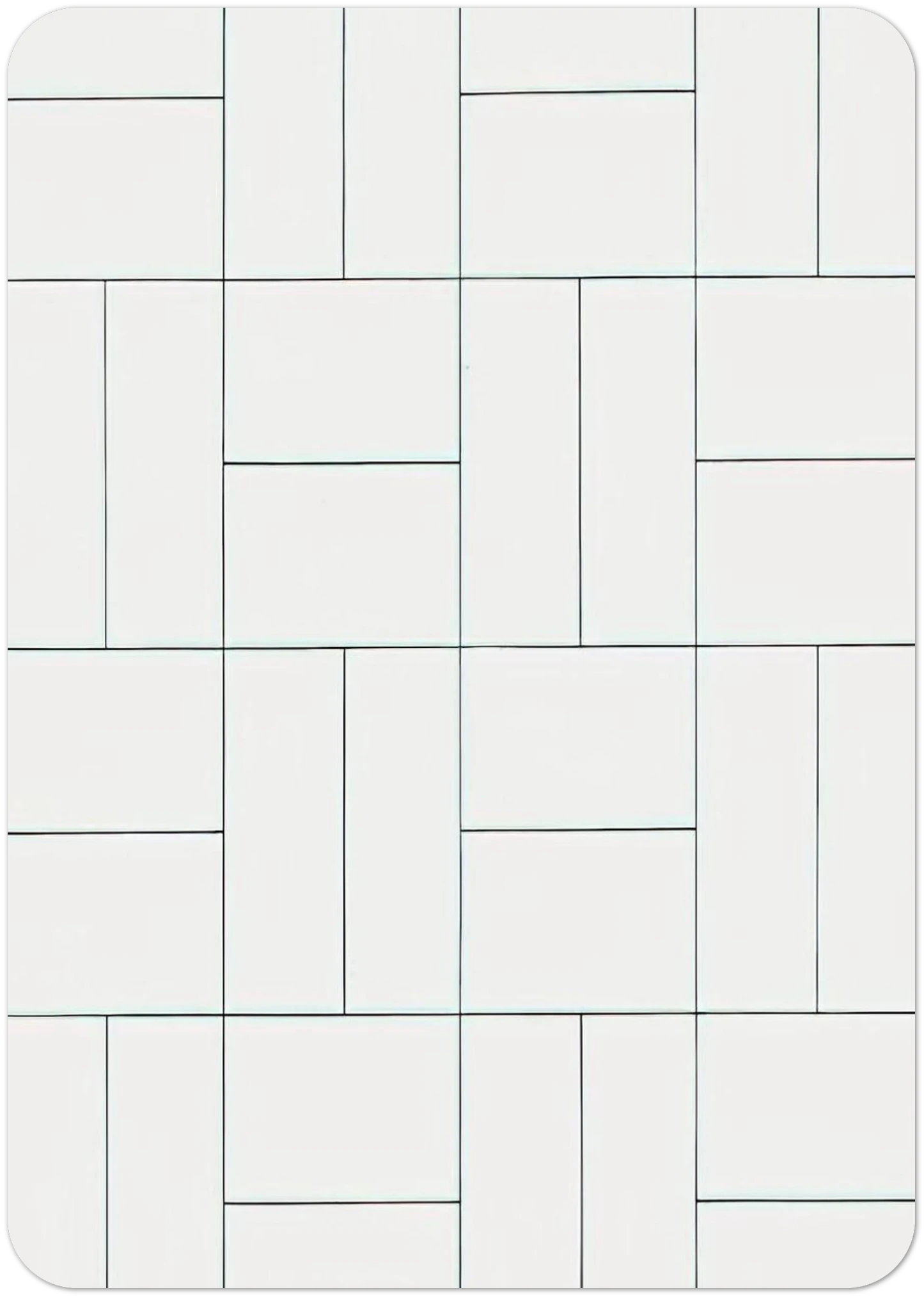 32 Rectangles - 1953 By Francois Morellet Pack of 10 Post Cards | Francois Morellet Post Cards | A6 (10.5 x 14.8 cm) - 4.1 x 5.8 inches