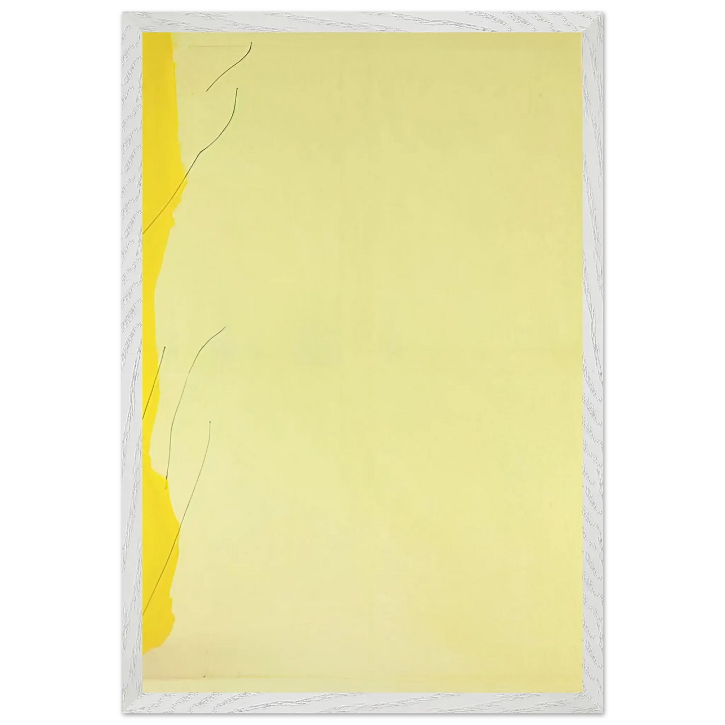 Helen Frankenthaler - Distillation - 1973 Wall art - 40x50 cm / 16x20 Inches - Premium Wooden Framed Poster With Fine Art Paper - Black frame