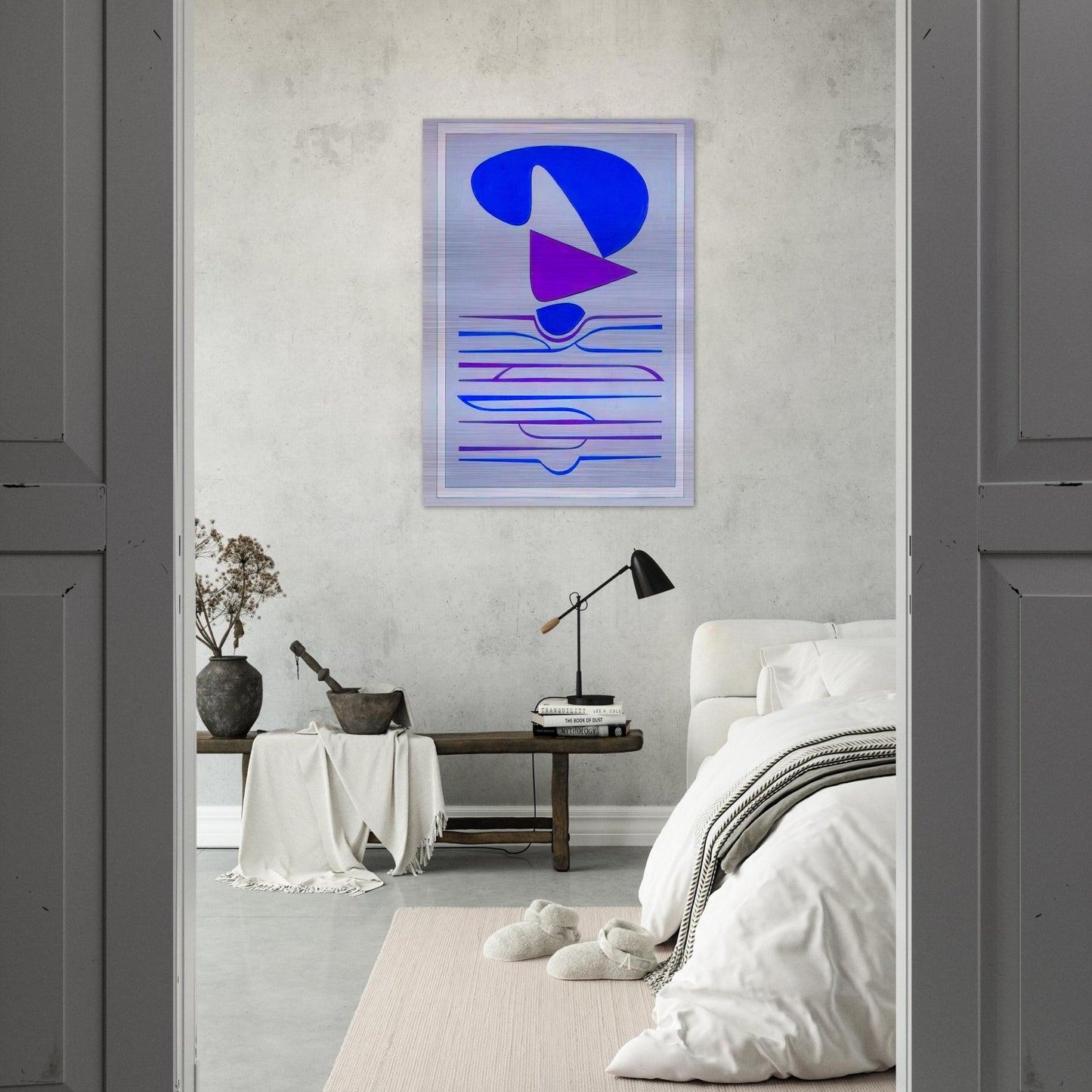 Kateau - 1953 - Victor Vasarely Brushed Aluminum Print - 70x100 cm / 28x40 inches | Victor Vasarely Aluminum Print | Victor Vasarely Prints