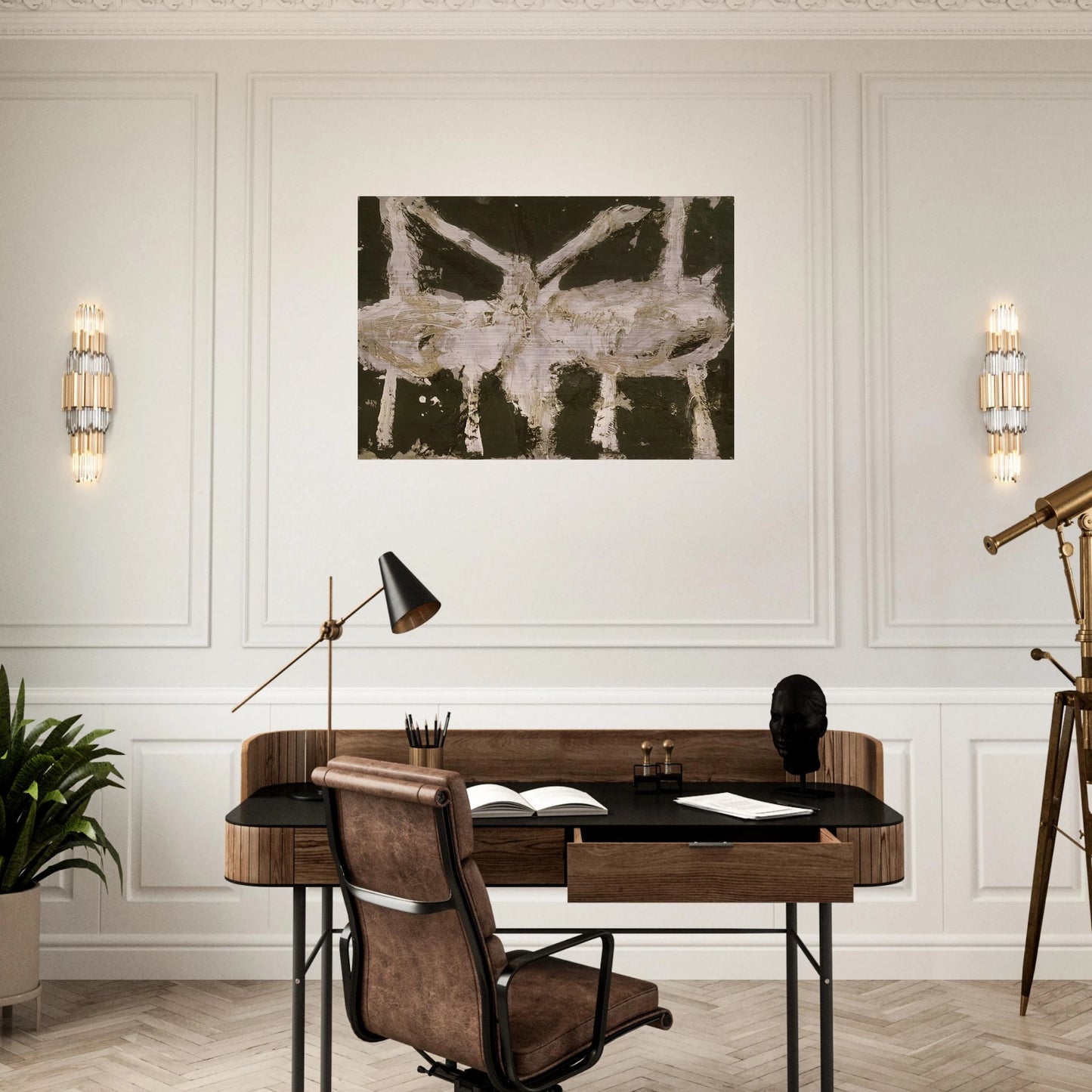 Min-Oe - Cy Twombly Brushed Aluminum Print - 70x100 cm / 28x40 inches | Cy Twombly Aluminum Print | Cy Twombly Prints