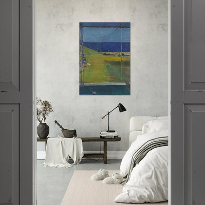 Ocean from a Window - Richard Diebenkorn Brushed Aluminum Print - 70x100 cm / 28x40 inches | Richard Diebenkorn Aluminum Print | Richard Diebenkorn Prints