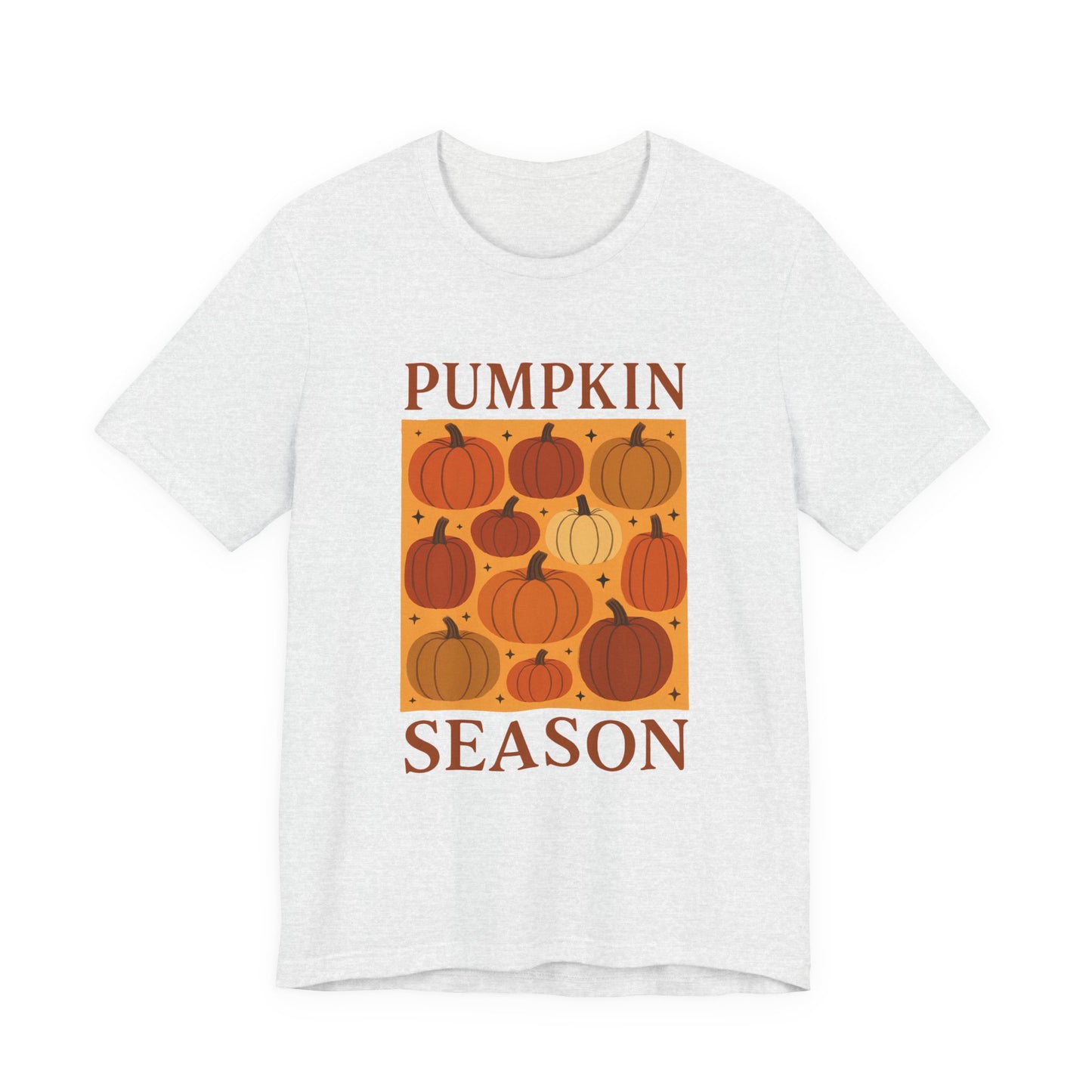 Camiseta de temporada de calabaza para mujer Boho Pumpkin