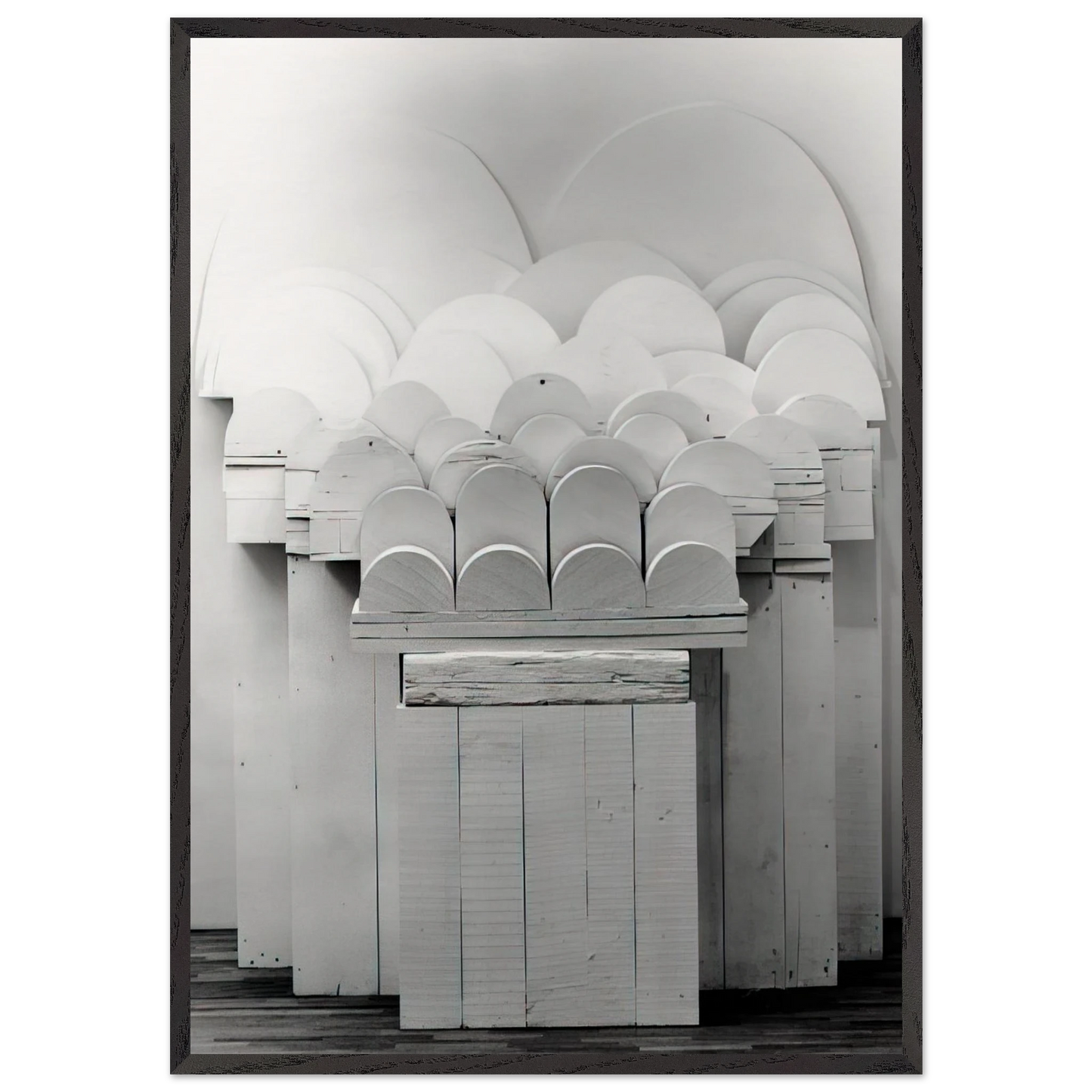 PARTIAL RECALL 1979 - Louise Bourgeois 70x100 cm / 28x40 inches Framed Art Print – Black Wooden Frame