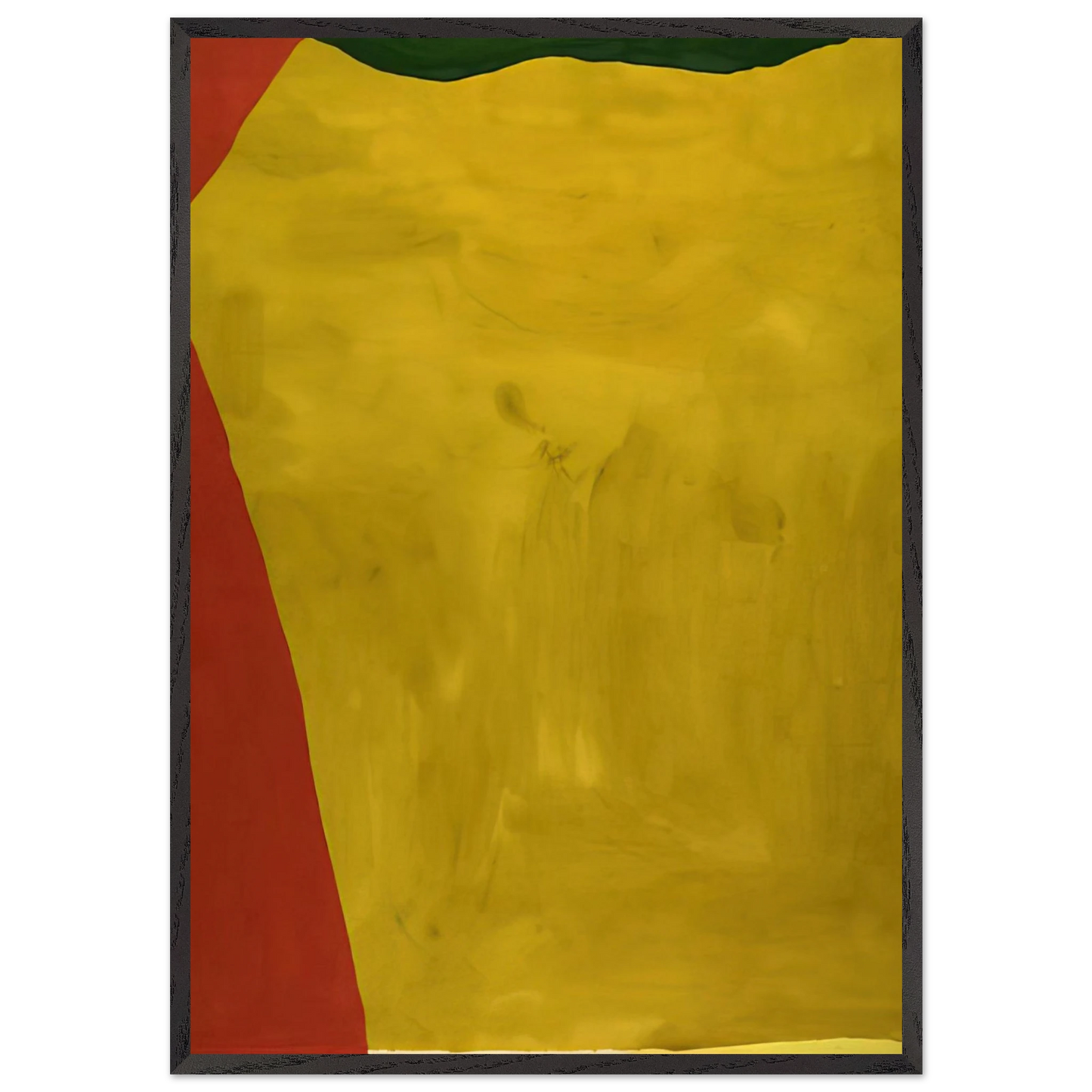 Blessing of the Fleet - 1969 - Helen Frankenthaler 70x100 cm / 28x40 inches Framed Art Print – Black Wooden Frame