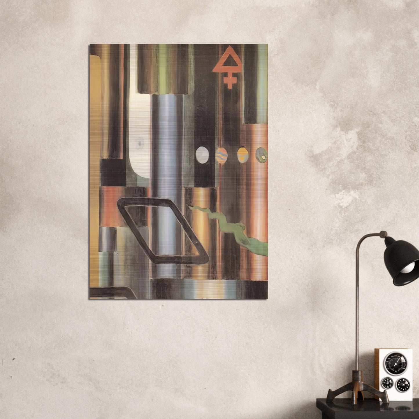 La libra s'infiamma e le piramidi - 1921 - Julius Evola Brushed Aluminum Print - 70x100 cm / 28x40 inches | Julius Evola Aluminum Print | Julius Evola Prints