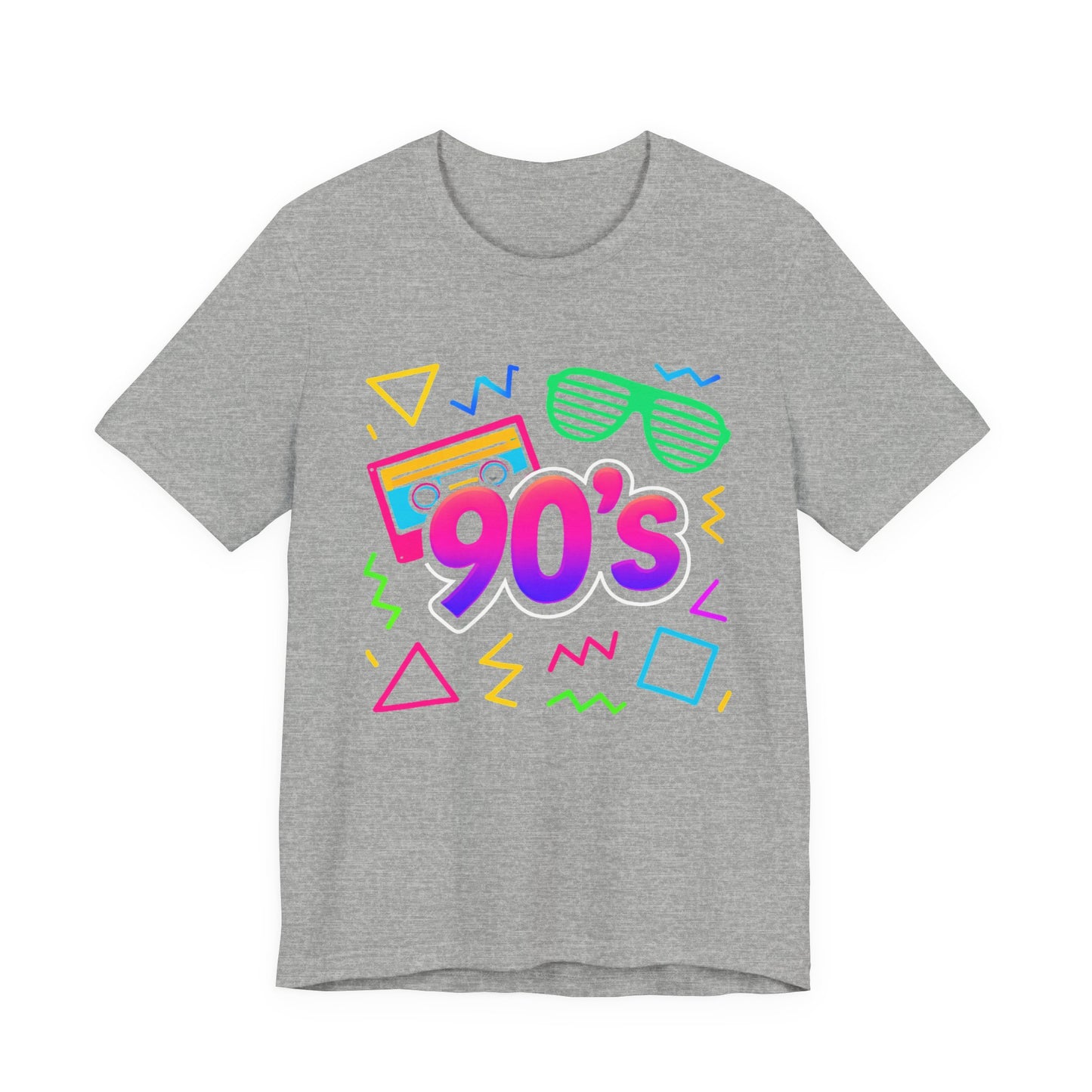 Música de la vieja escuela de los 90: ambiente arcade, clásico vintage de los 90. Camiseta retro de los 90 con la frase "Amo los años noventa".