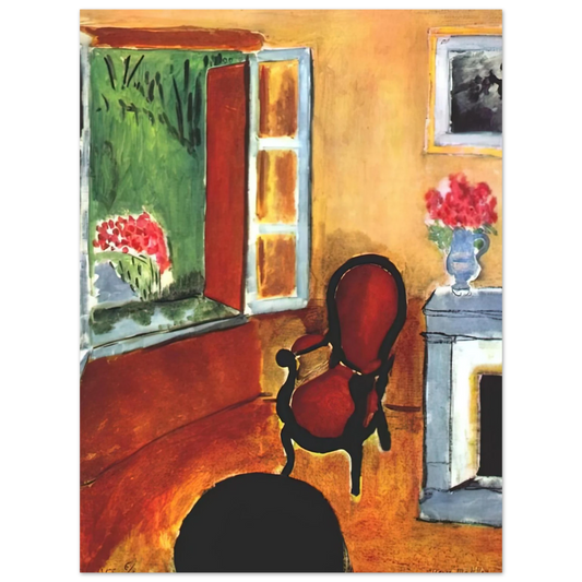 Henri Matisse - INTERIOR 1940  75x100 cm / 30x40inches Fine Art Poster