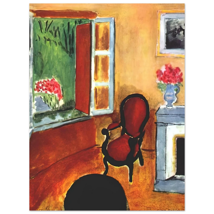 Henri Matisse - INTERIOR 1940  75x100 cm / 30x40inches Fine Art Poster