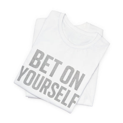 Camiseta de motivación fitness - Gymish Lifestyle Apuesta por ti mismo Camisetas de entrenamiento para hombre