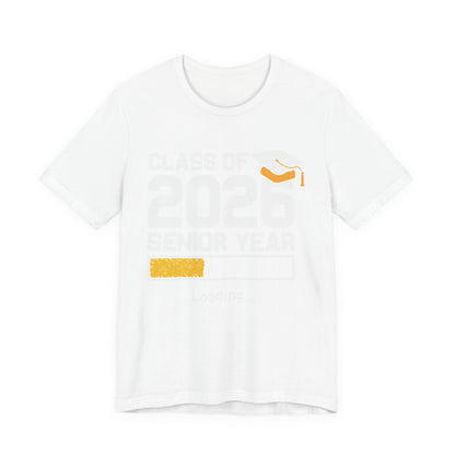 Camiseta de último año de la clase de 2026, camiseta de graduación, regalo de graduación unisex, ropa para estudiantes de último año de secundaria, camiseta con destino a la universidad