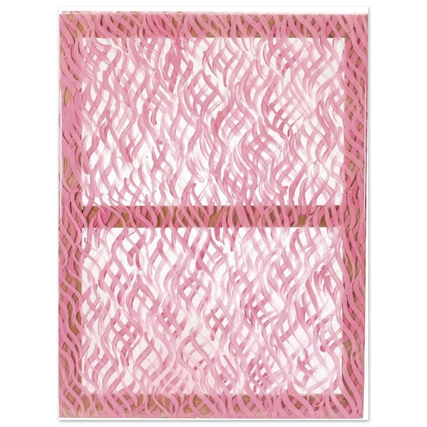 Carla Accardi - Segni rosa - 1967  75x100 cm / 30x40inches Fine Art Poster