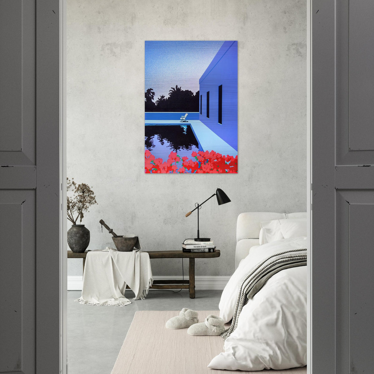 Longs for Summer - Hiroshi Nagai Brushed Aluminum Print - 70x100 cm / 28x40 inches | Hiroshi Nagai Aluminum Print | Hiroshi Nagai Prints