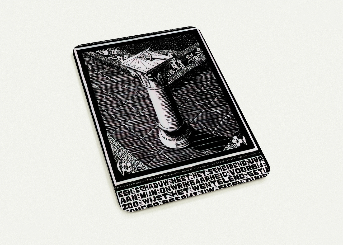 EMBLEMATA SUNDIAL By MC Escher Pack of 10 Post Cards | MC Escher Post Cards | A6 (10.5 x 14.8 cm) - 4.1 x 5.8 inches