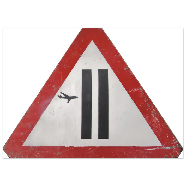 Banksy - WARNING SIGN 2006 Fine Art Poster