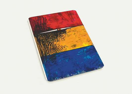 PAINTING WITH TWO BALLS ULAE 87 By Jasper Johns Pack of 10 Post Cards | Jasper Johns Post Cards | A6 (10.5 x 14.8 cm) - 4.1 x 5.8 inches