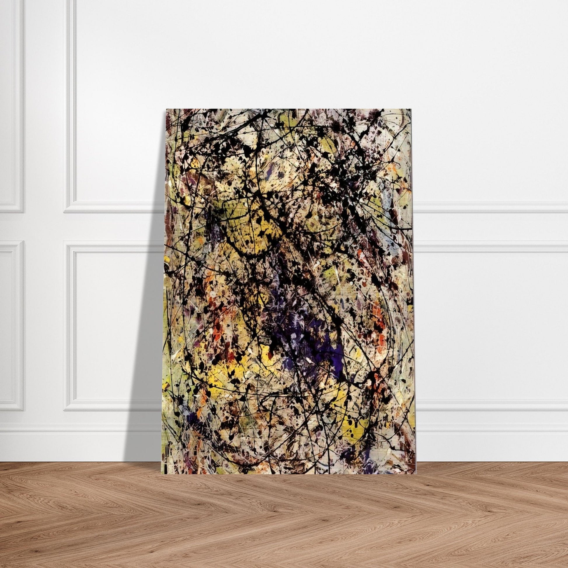 REFLECTIONS OF THE BIG DIPPER 1947 - Jackson Pollock Brushed Aluminum Print - 70x100 cm / 28x40 inches | Jackson Pollock Aluminum Print | Jackson Pollock Prints
