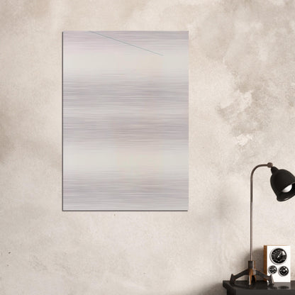 Blue Line - Robert Ryman Brushed Aluminum Print - 70x100 cm / 28x40 inches | Robert Ryman Aluminum Print | Robert Ryman Prints