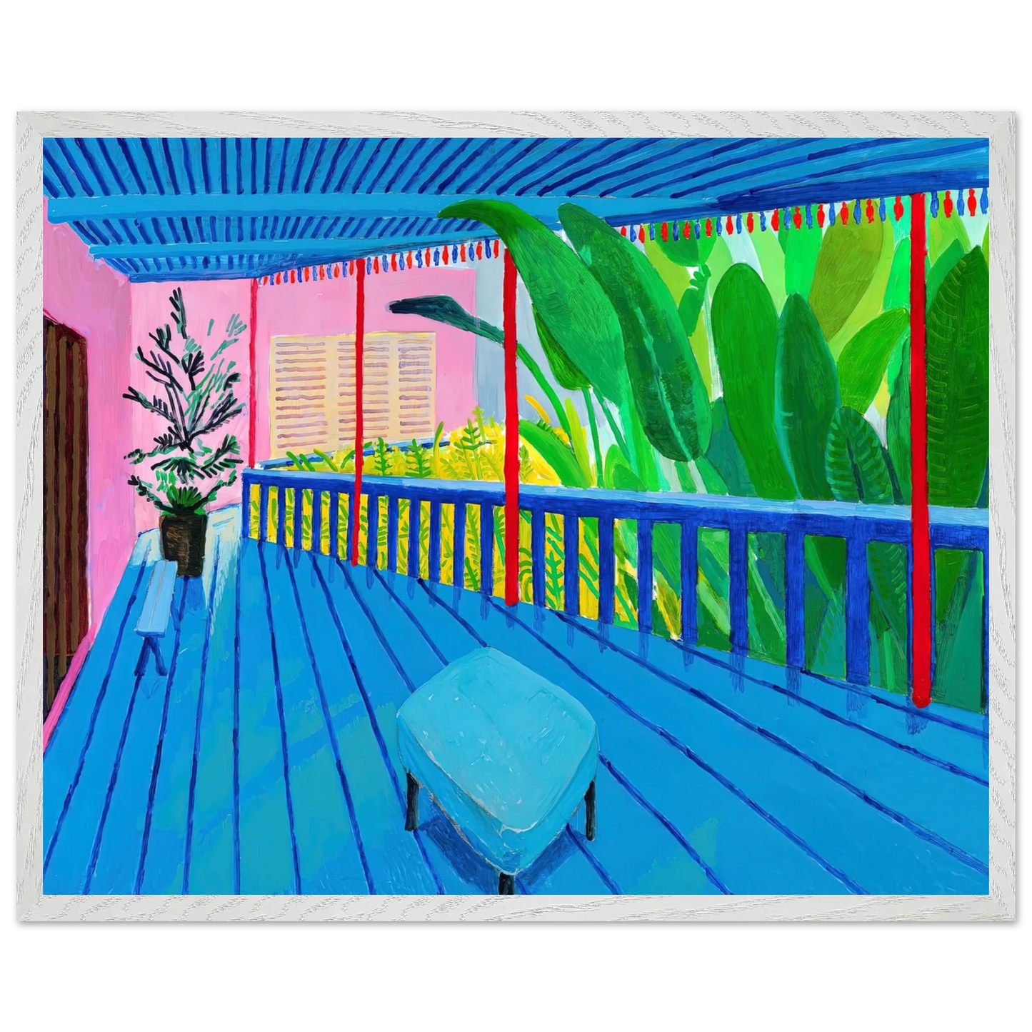 David Hockney - David Hockney Wall art - A2 (42 x 59.4  cm) - Fine Art Poster-canvas - -