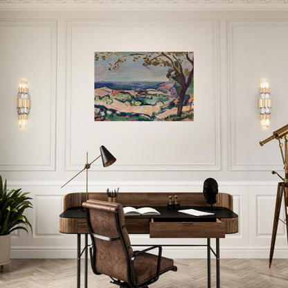 COLLIOURE LANDSCAPE 1906 - Henri Matisse Brushed Aluminum Print - 70x100 cm / 28x40 inches | Henri Matisse Aluminum Print | Henri Matisse Prints