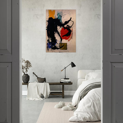 Rope-Swinger - Hans Hofmann Brushed Aluminum Print - 70x100 cm / 28x40 inches | Hans Hofmann Aluminum Print | Hans Hofmann Prints