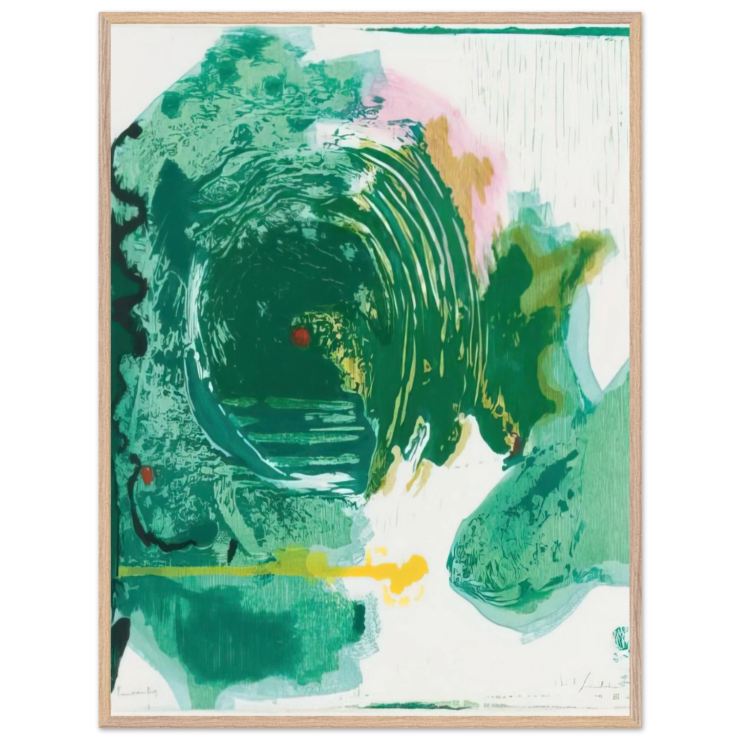 Helen Frankenthaler - Radius - 1993 Wall art - 60x80 cm / 24x32 inches - Fine Art Poster-canvas - -