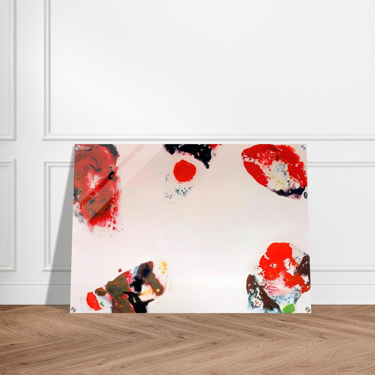 Berlin Red - Sam Francis Acrylic Print - 70x100 cm / 28x40″ inches