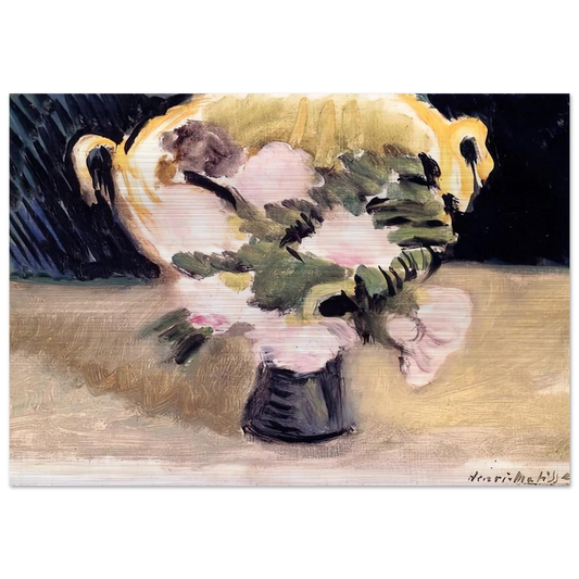 FLOWERS 1919 - Henri Matisse Brushed Aluminum Print - 70x100 cm / 28x40 inches | Henri Matisse Aluminum Print | Henri Matisse Prints