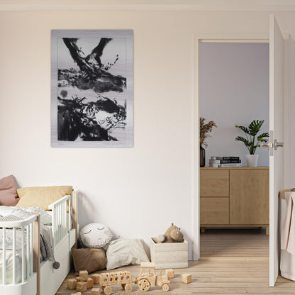 FLASHES 1992 - Zao Wou-Ki Brushed Aluminum Print - 70x100 cm / 28x40 inches | Zao Wou-Ki Aluminum Print | Zao Wou-Ki Prints