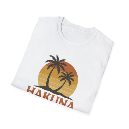 Camiseta con gráfico retro de Hakuna Matata, camiseta con vibra positiva "No Worries", camiseta vintage inspirada en los 90, camiseta con frase "Siéntete bien", regalo unisex