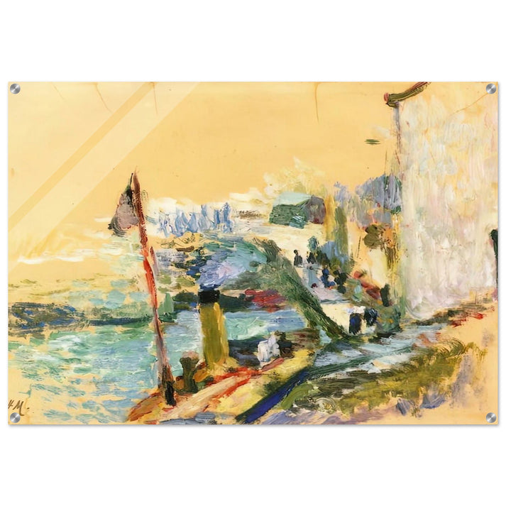 THE PORT OF BELLE ISLE SUR MER 1897 - Henri Matisse Acrylic Print - 70x100 cm / 28x40″ inches
