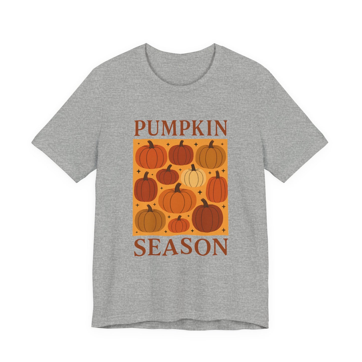 Camiseta de temporada de calabaza para mujer Boho Pumpkin