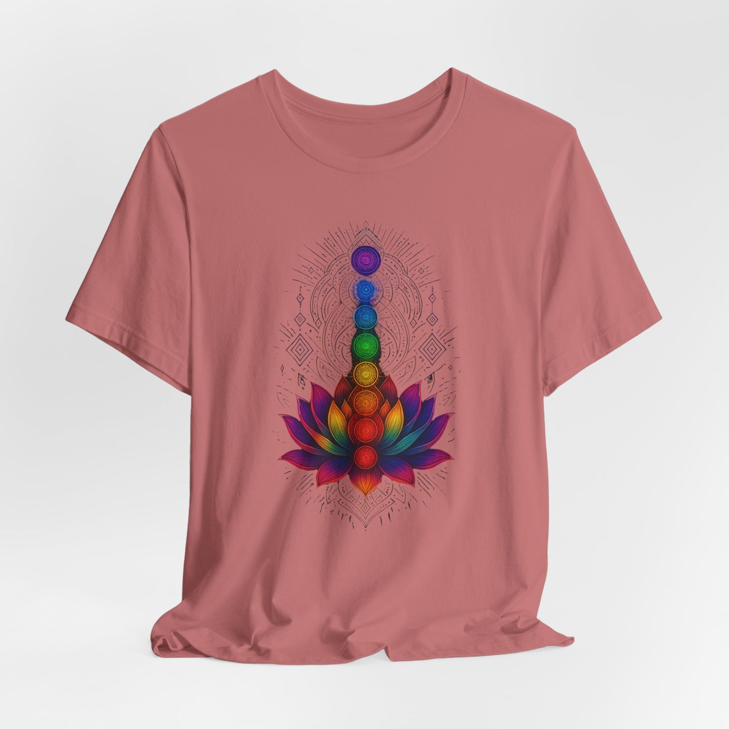 Amante del yoga espiritual de la flor de loto del chakra