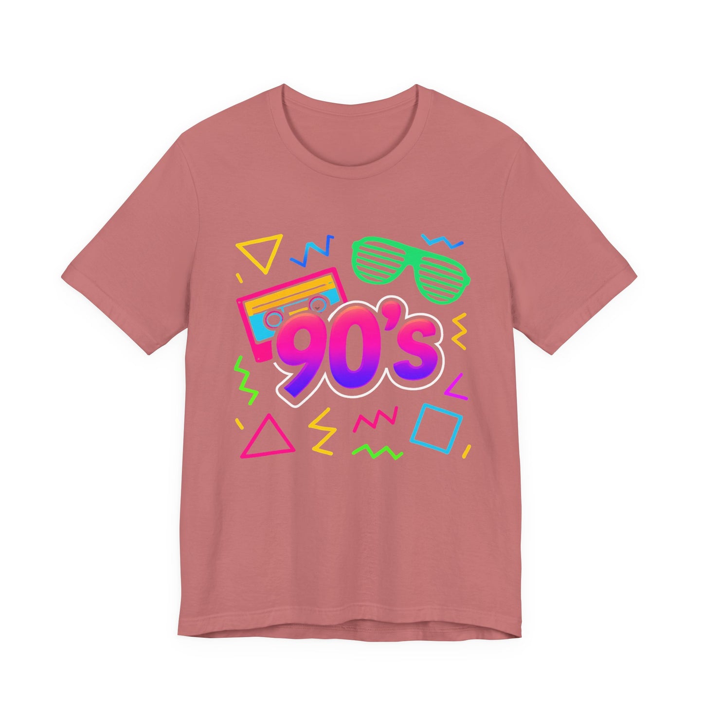Música de la vieja escuela de los 90: ambiente arcade, clásico vintage de los 90. Camiseta retro de los 90 con la frase "Amo los años noventa".