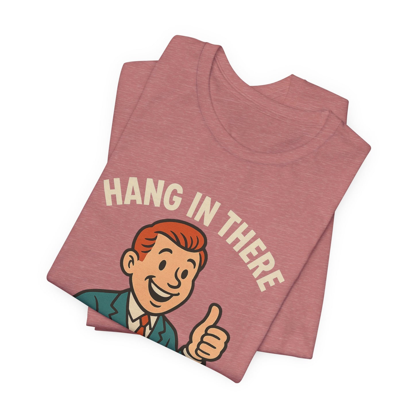 Camiseta divertida con cita sarcástica "Aguanta, que empeora", humor negro, camiseta gráfica divertida.