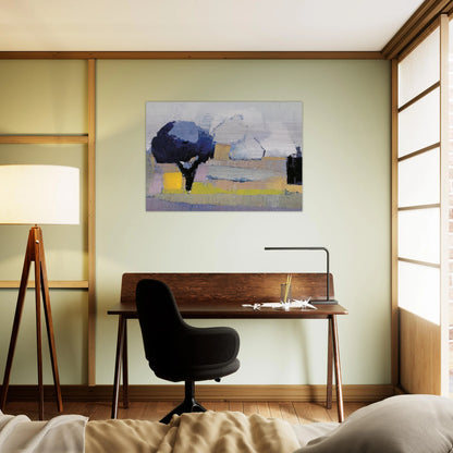 Paysage de Provence - Art Informel - Nicolas de Stael Brushed Aluminum Print - 70x100 cm / 28x40 inches | Nicolas de Stael Aluminum Print | Nicolas de Stael Prints