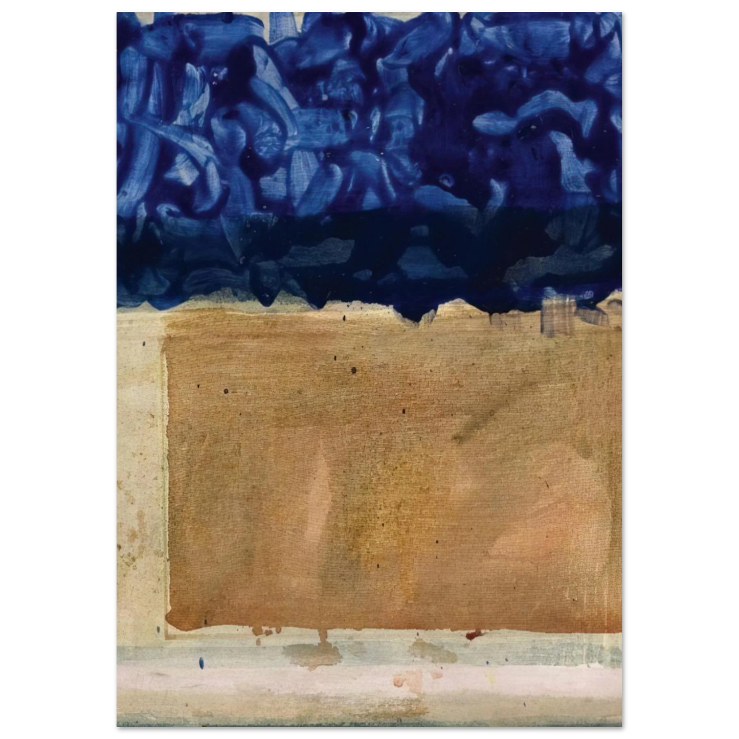 Helen Frankenthaler - Shoreline - 1952 Wall art - 20x50 cm / 8x20 inches - Fine Art Poster-canvas - -