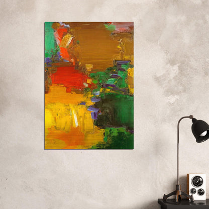 Rhapsody - Hans Hofmann Brushed Aluminum Print - 70x100 cm / 28x40 inches | Hans Hofmann Aluminum Print | Hans Hofmann Prints