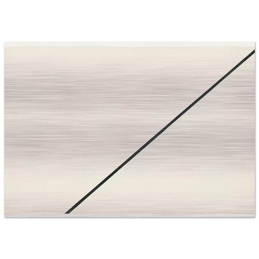 Diagonal - Ellsworth Kelly Brushed Aluminum Print - 70x100 cm / 28x40 inches | Ellsworth Kelly Aluminum Print | Ellsworth Kelly Prints
